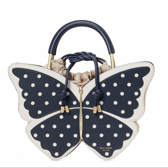 kate spade Handbags - Kate Spade Wing it polka dot butterfly satchel